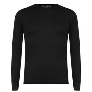 Campri Mens Thermal Long-Sleeved Base Layer Top / Black